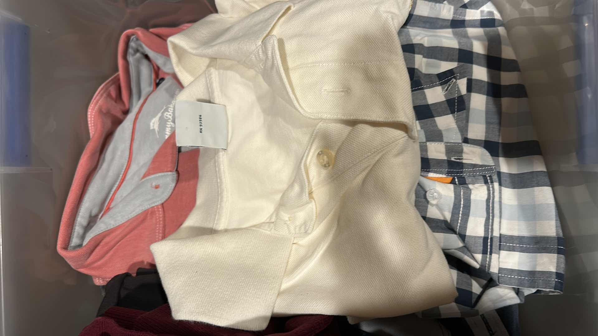 Photo 1 of 2 TOTES OF MENS CLOTHING