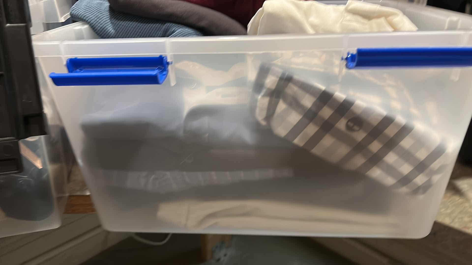 Photo 1 of 2 TOTES OF MENS CLOTHING