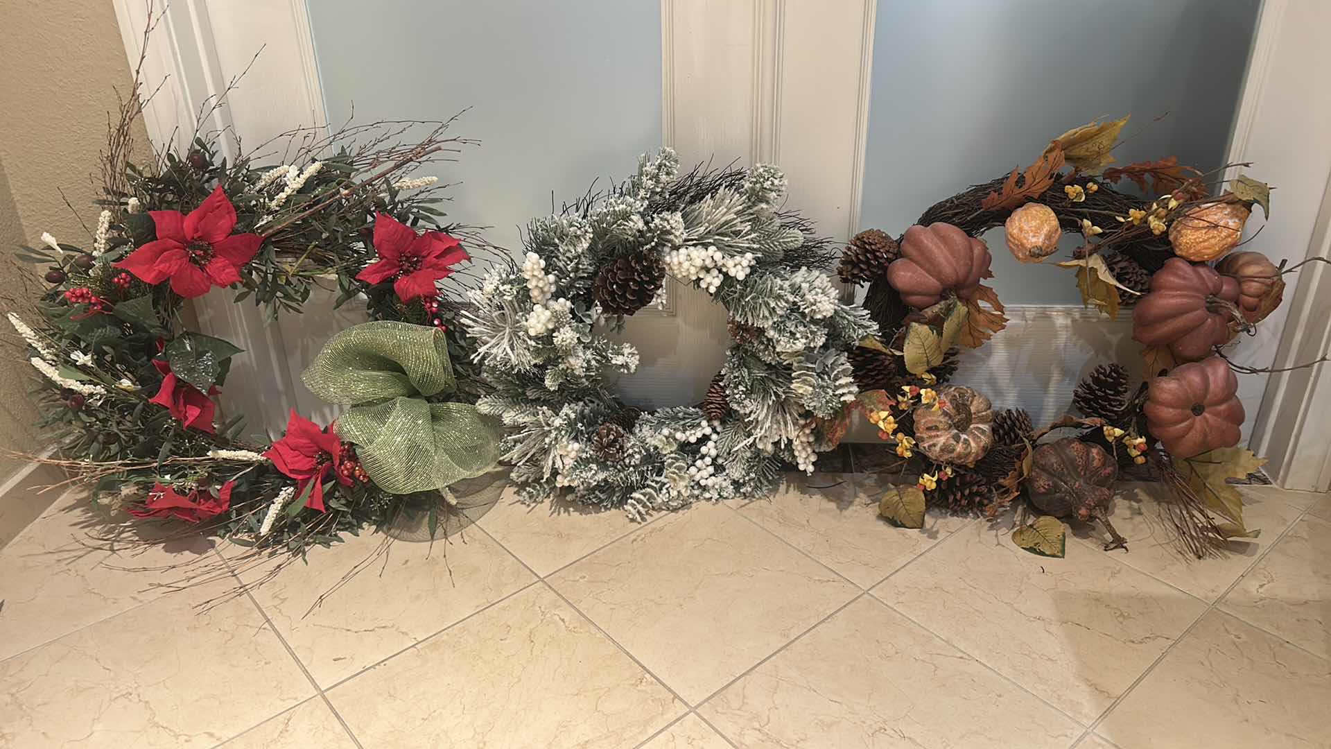Photo 1 of THREE HOLIDAYS WREATHES