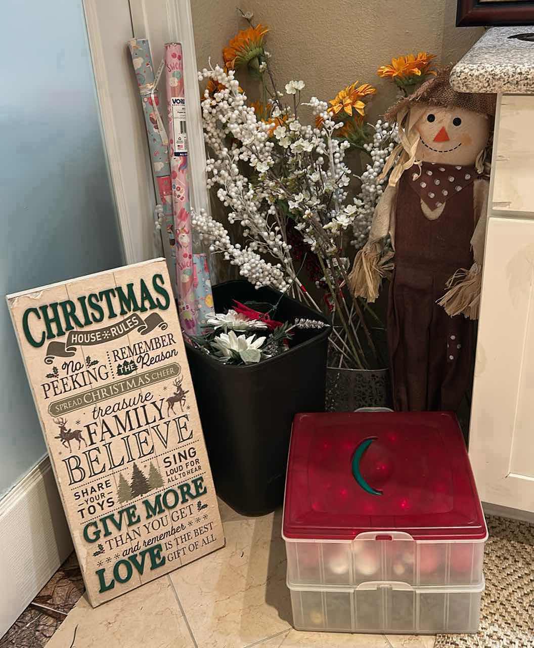 Photo 1 of HOLIDAY DECOR AND FAUX FLOWERS