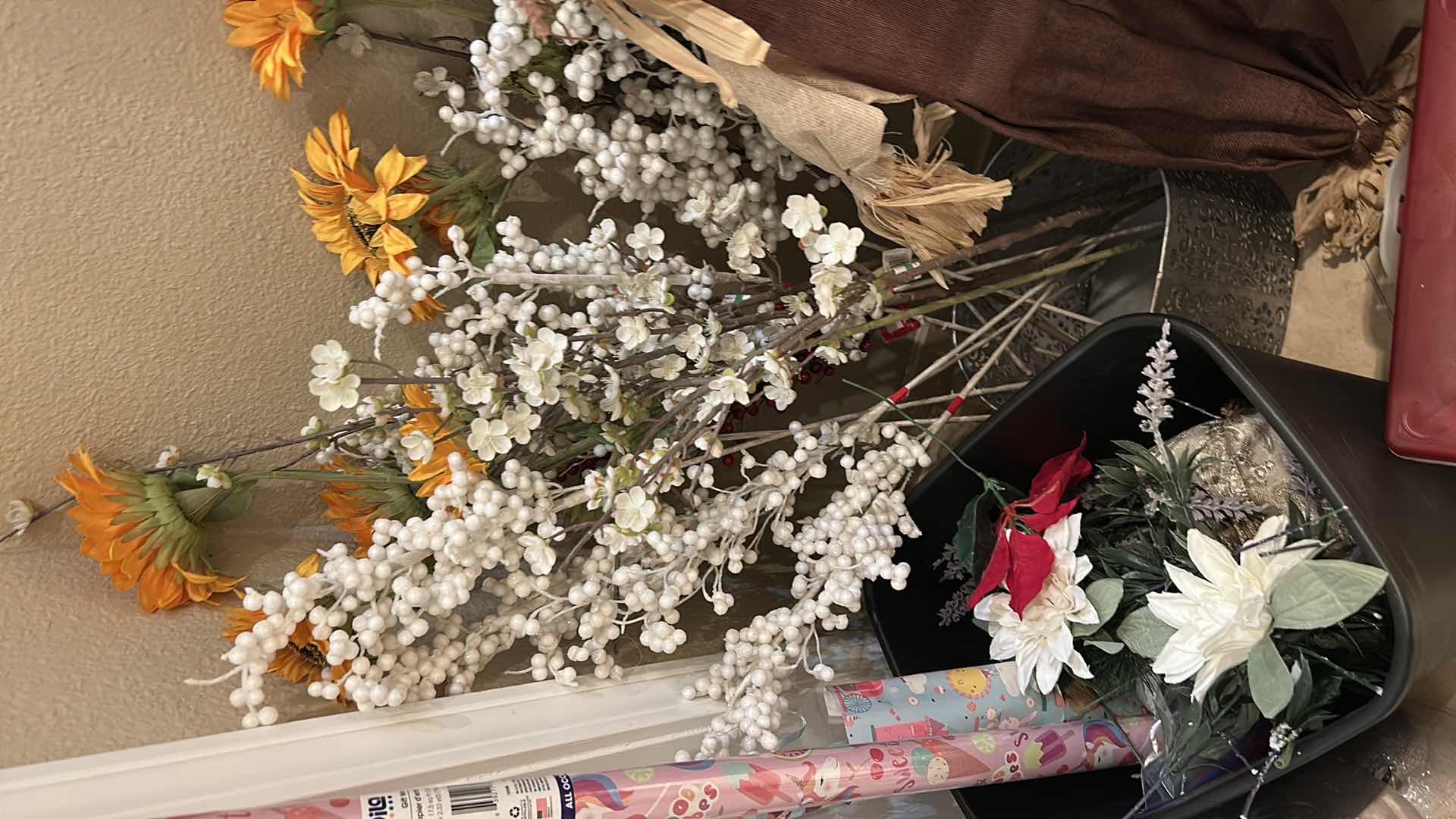 Photo 1 of HOLIDAY DECOR AND FAUX FLOWERS