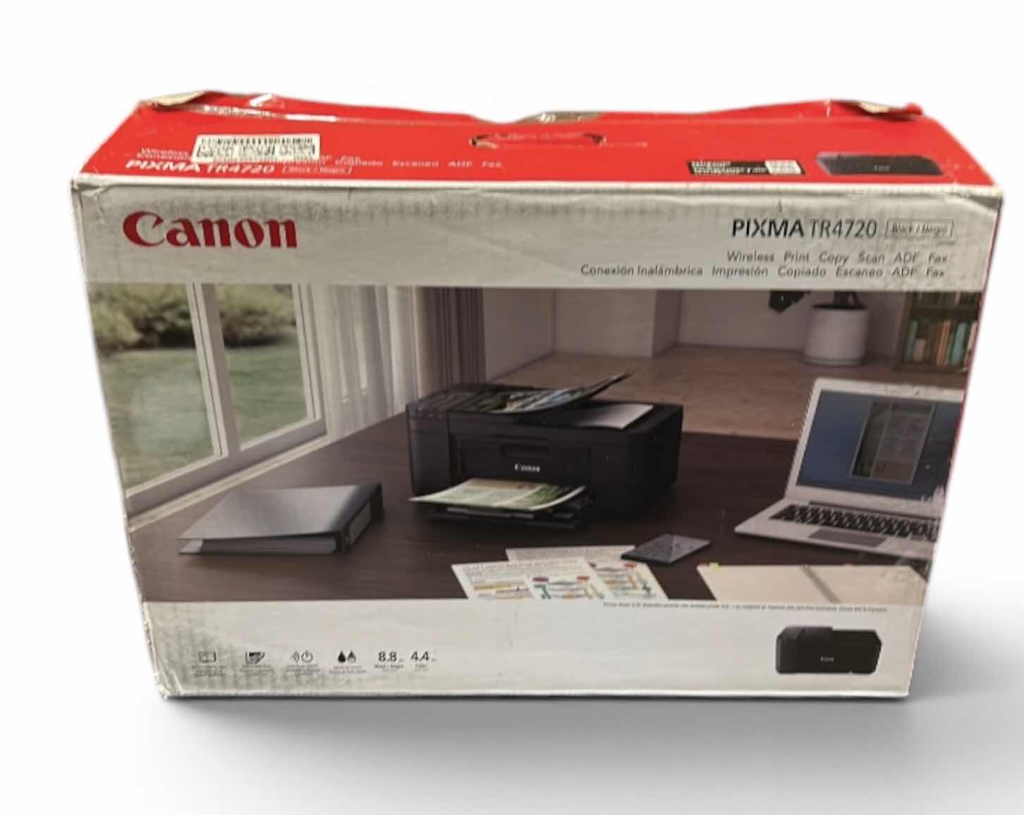 Photo 1 of CANON PIXMA TR4720 WIRELESS ALL-IN-ONE INKJET PRINTER.