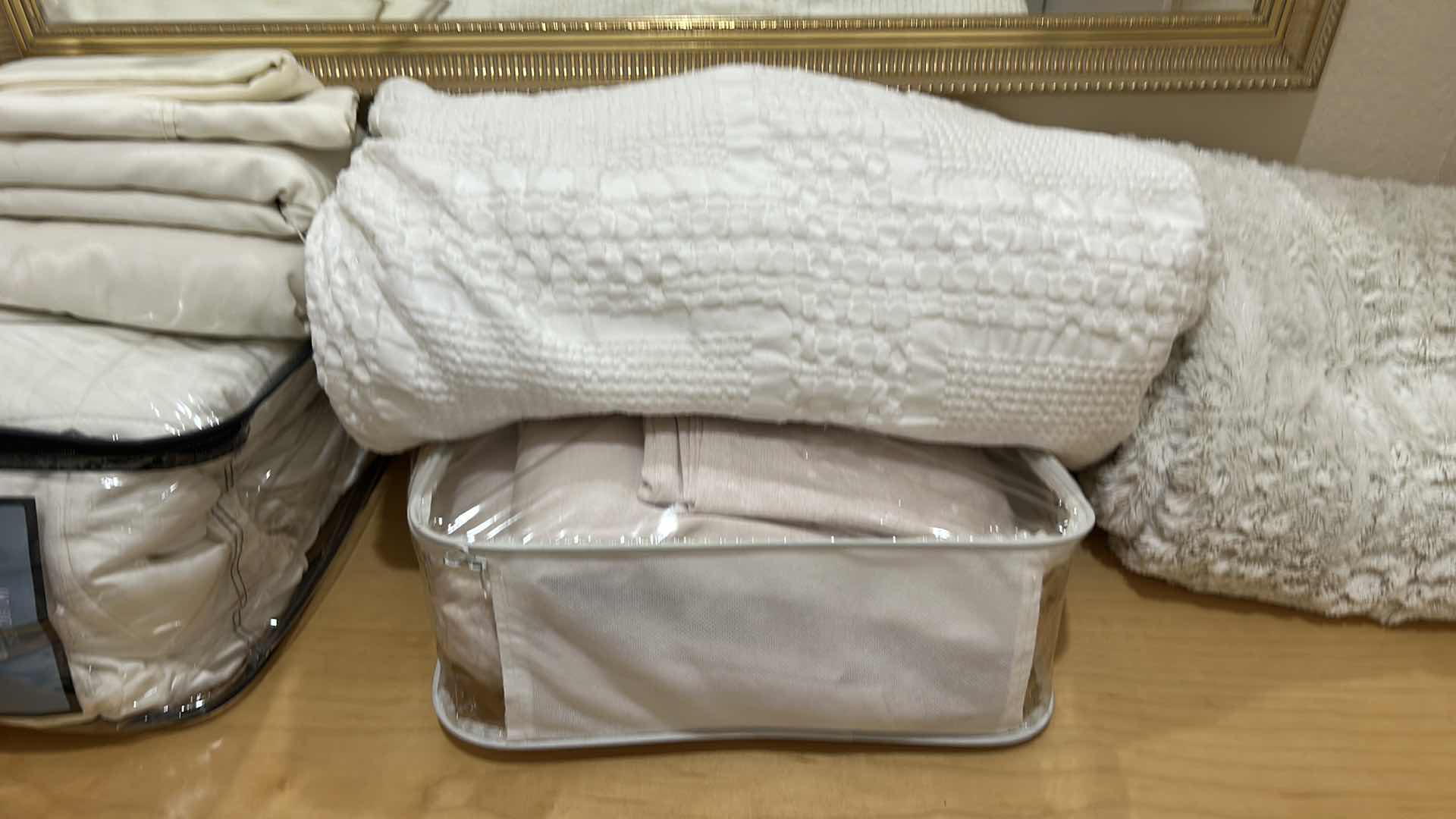 Photo 1 of LINENS- BLANKETS, COMFORTERS, SHEETS, TOWELS, AND MORE