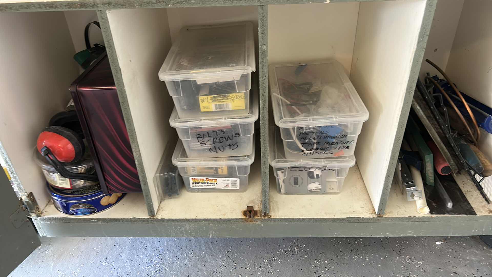 Photo 1 of CONTENTS OF GARAGE CABINET