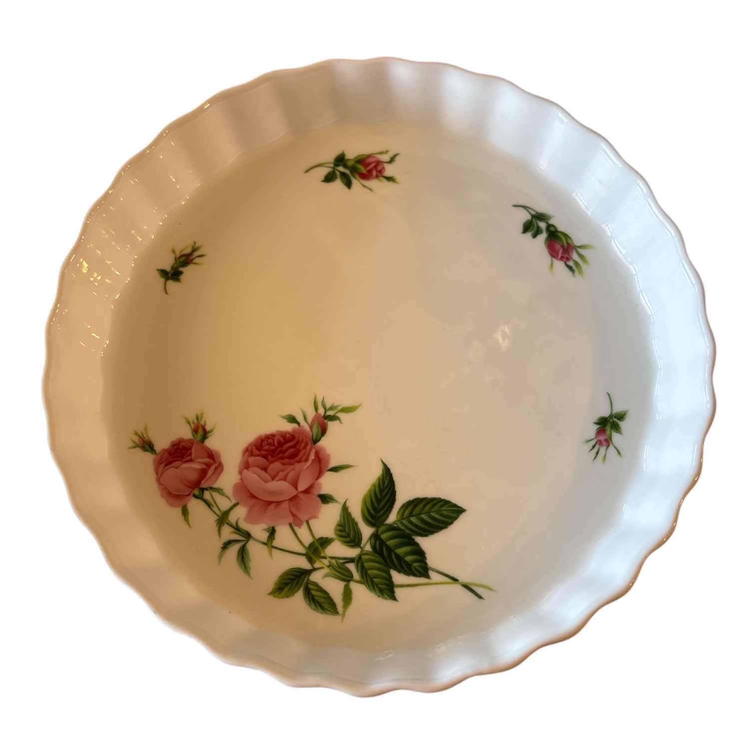 Photo 1 of 2- DECORATIVE BOWL AND ROSE DISH