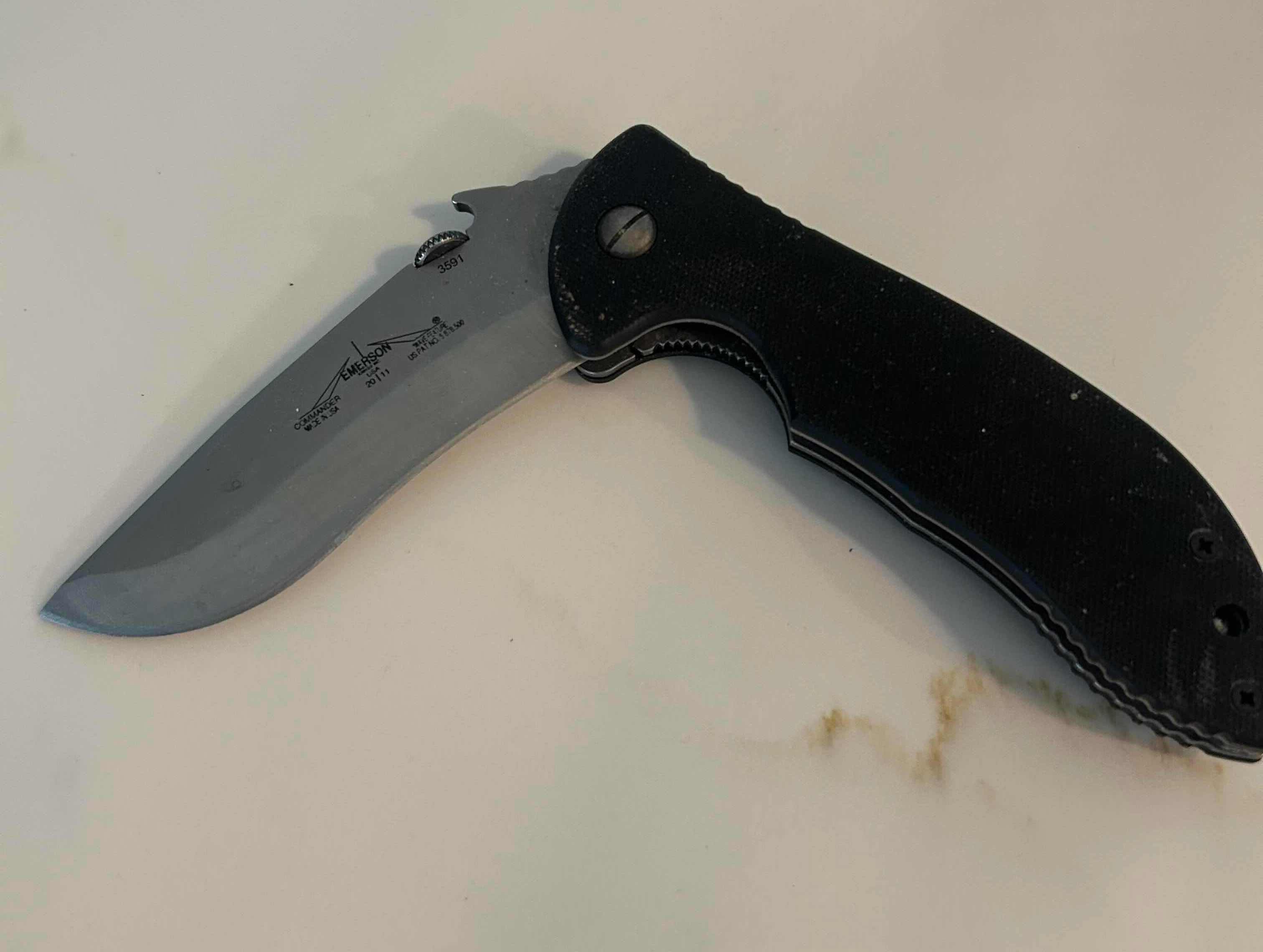 Photo 1 of EMERSON COMMANDER SERIES WAVE SHAPE FEATURE FOLDING KNIFE