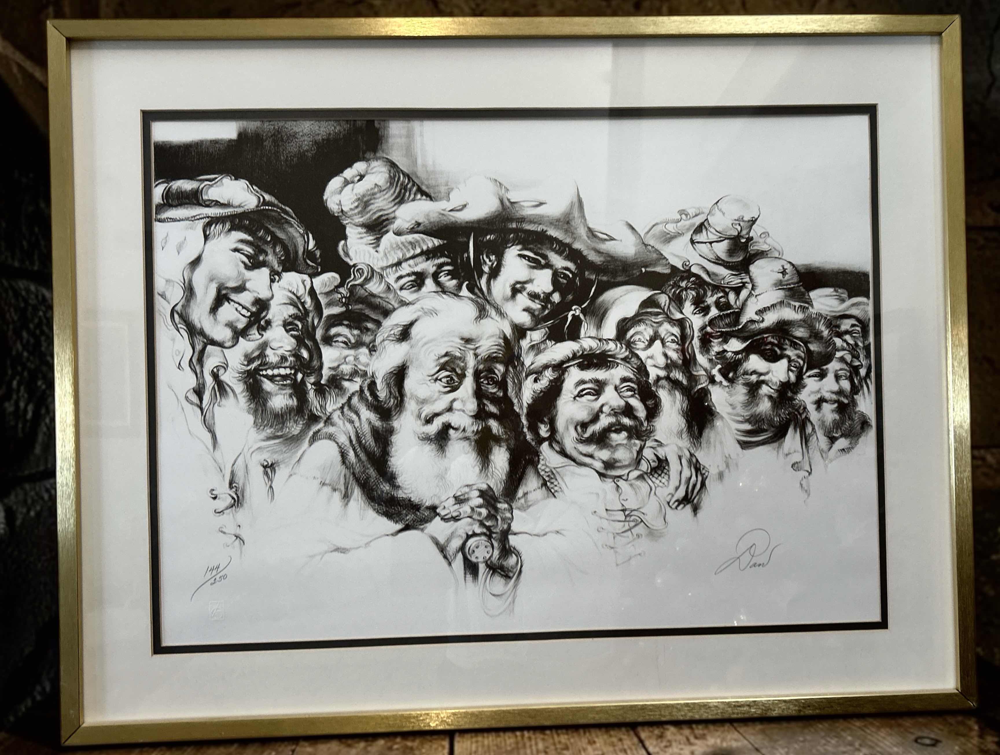 Photo 1 of FRAMED LIMITED EDITION, LITHOGRAPH SIGNED AND NUMBERED BY ARTIST VIRGINIA DAN ARTWORK