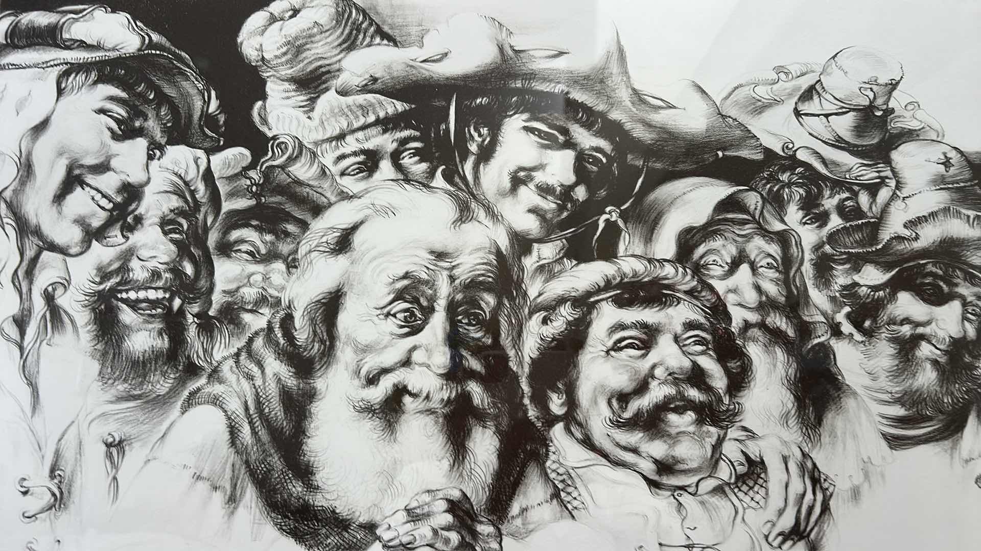 Photo 1 of FRAMED LIMITED EDITION, LITHOGRAPH SIGNED AND NUMBERED BY ARTIST VIRGINIA DAN ARTWORK