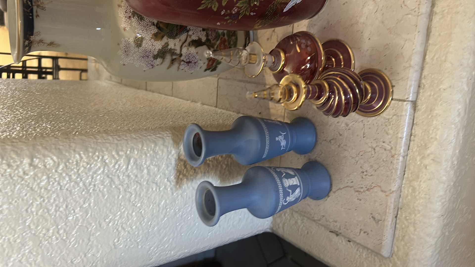 Photo 1 of COLLECTION OF DECORATIVE VASES PLATES