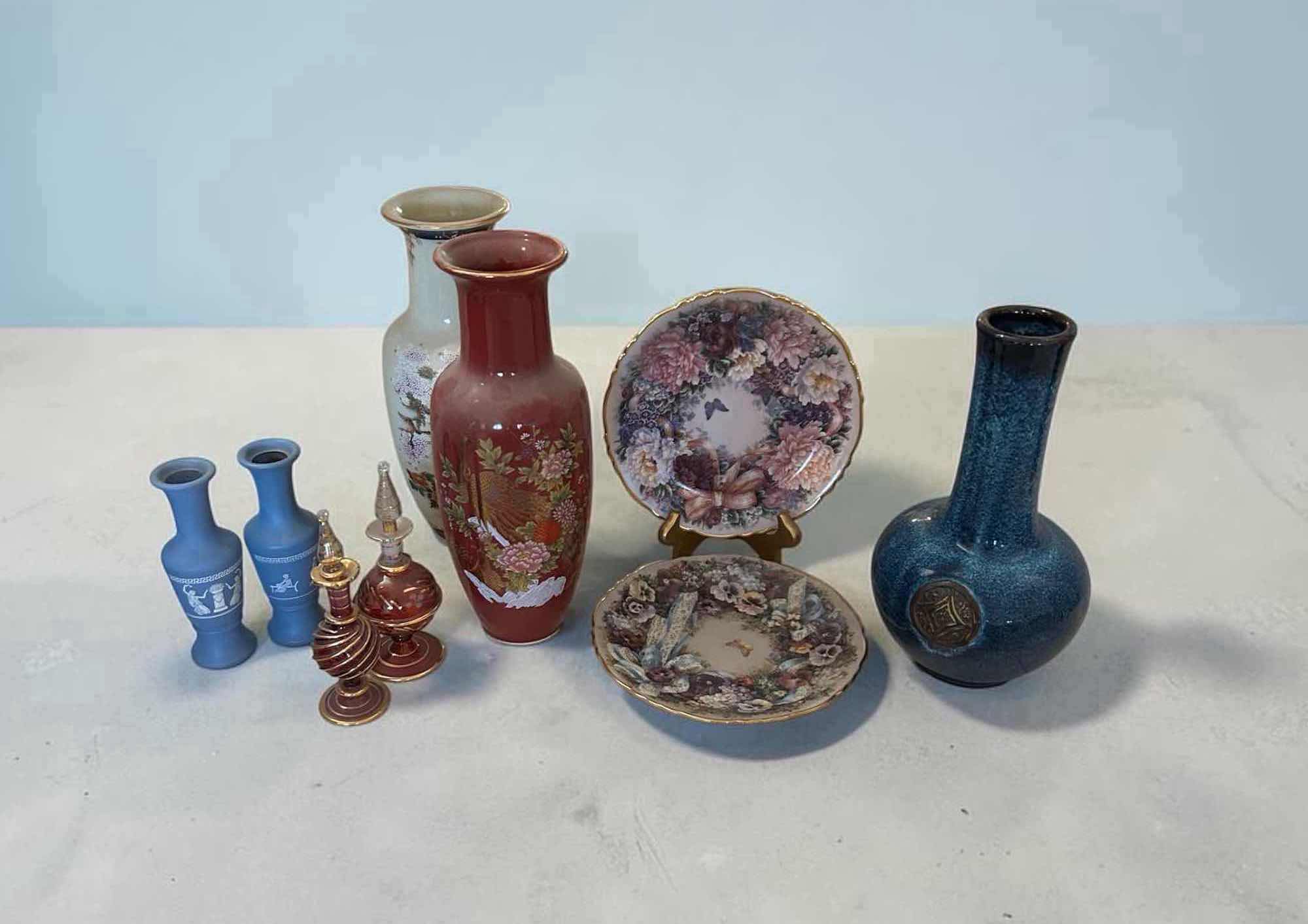 Photo 1 of COLLECTION OF DECORATIVE VASES PLATES