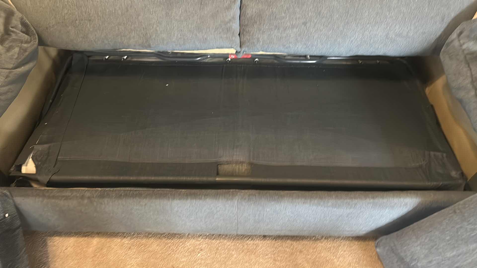 Photo 1 of 6 1/2’ BLUE QUEEN SOFA SLEEPER