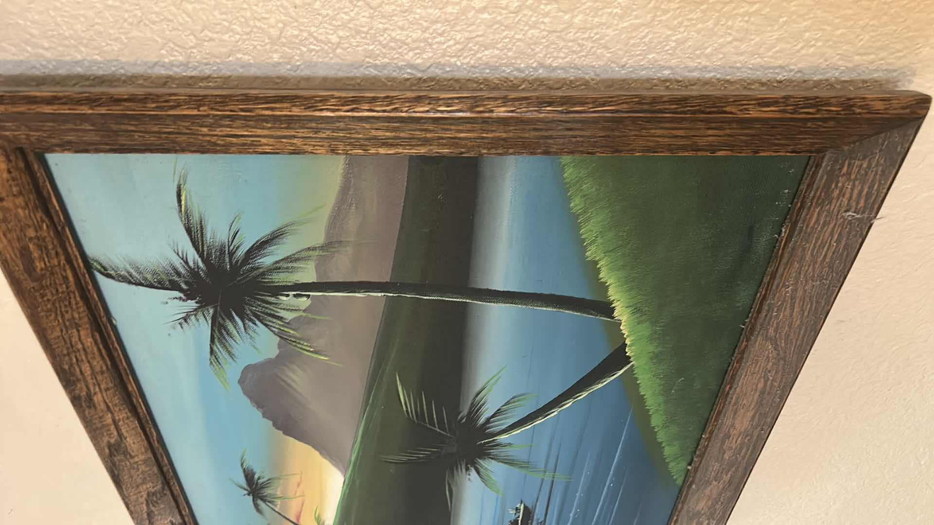 Photo 1 of VINTAGE WOOD FRAMED LANDSCAPE PAINTING-ARTWORK  
22 1/4 x16/4