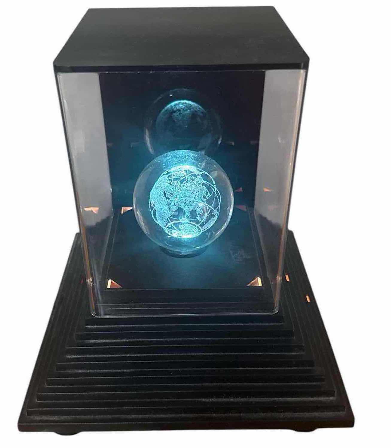 Photo 1 of LED FLOATING 3D GLOBE 8" X 9"