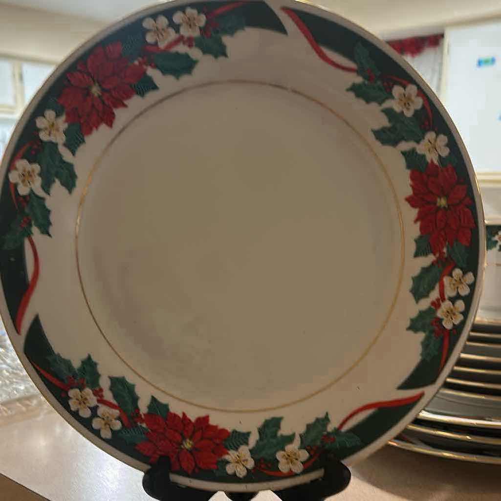 Photo 1 of 16- TIENSHAN " DECK THE HALLS" DINNERWARE $60