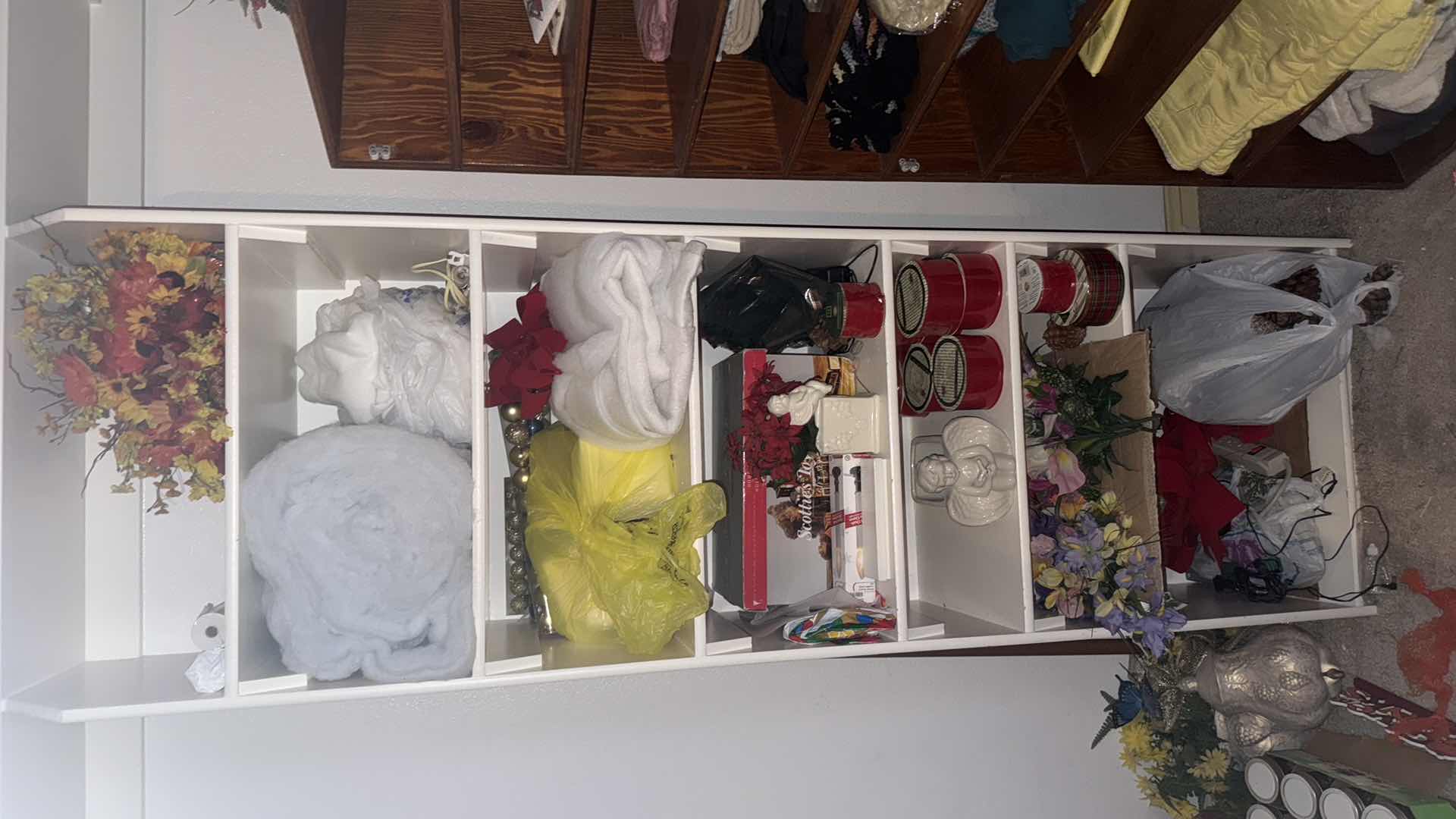 Photo 1 of CONTENTS OF CLOSET ARTS & CRAFTS / CABINET H 64” W 19”