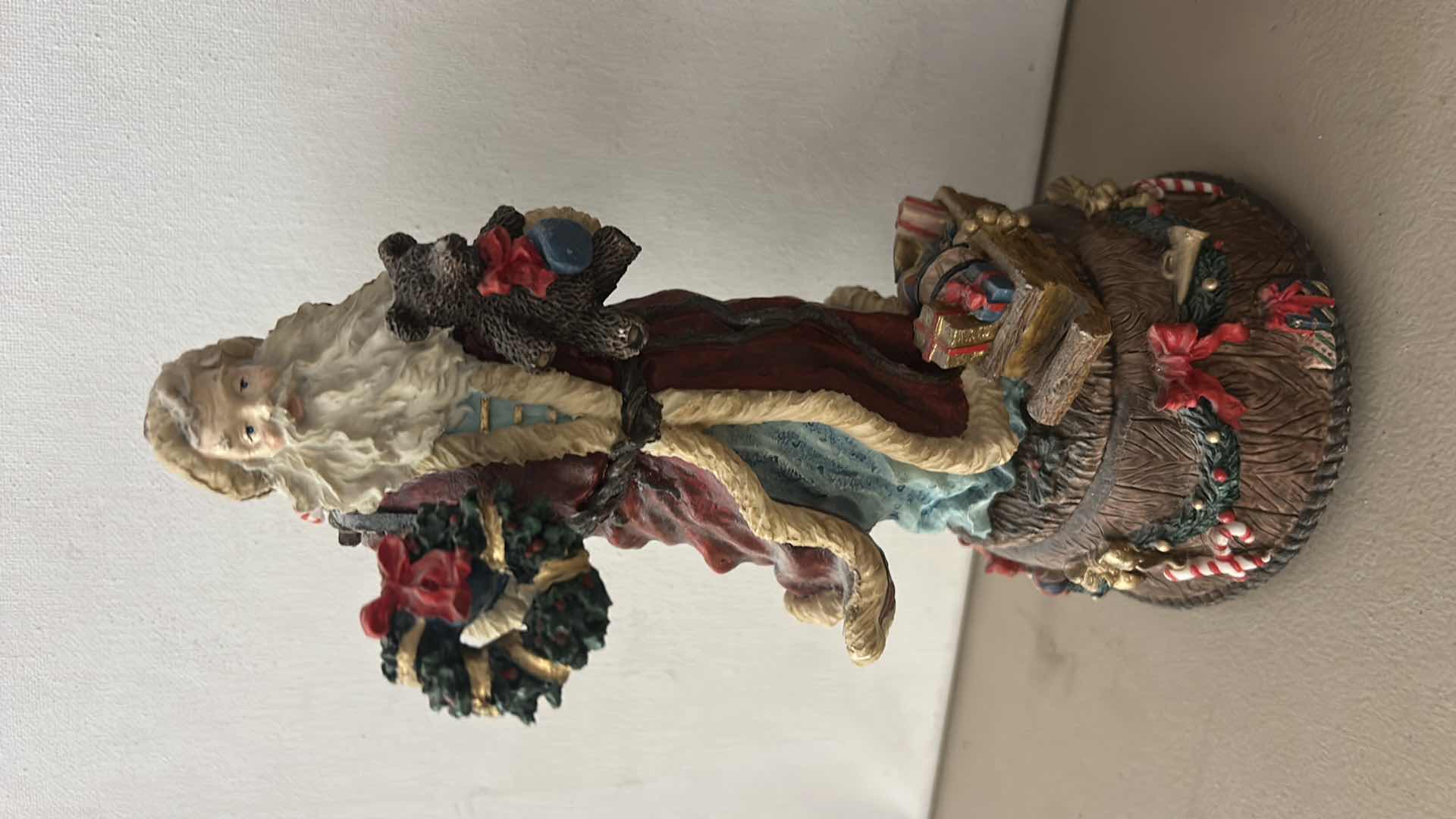Photo 1 of 4 CHRISTMAS SANTA CLAUS FIGURINES, TALLEST H11”