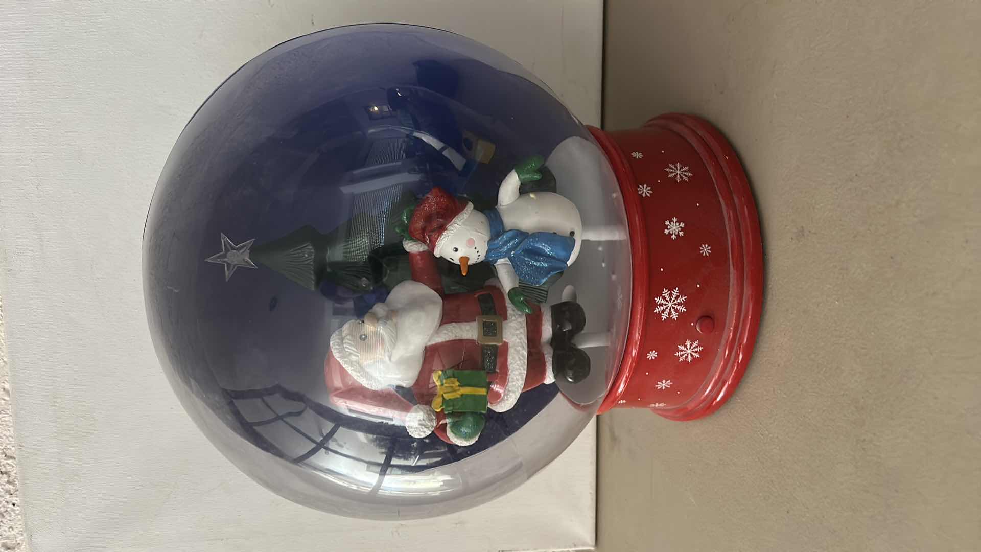 Photo 1 of CHRISTMAS SNOW GLOBE H12”