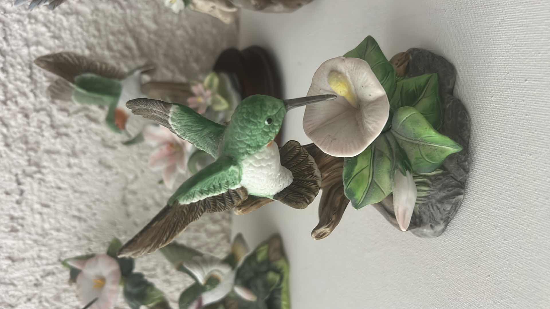 Photo 1 of 4 CERAMIC BIRD FIGURINES, TALLEST, 10”