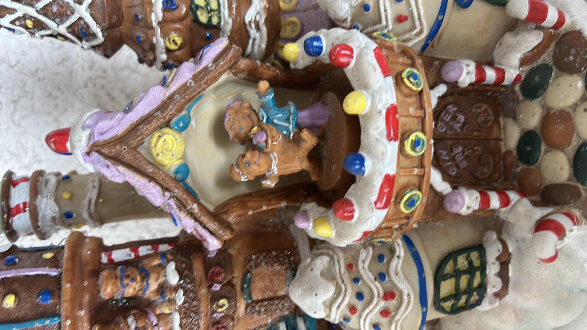Photo 1 of MOTION CHRISTMAS GINGERBREAD HOUSE VILLAGE H14”