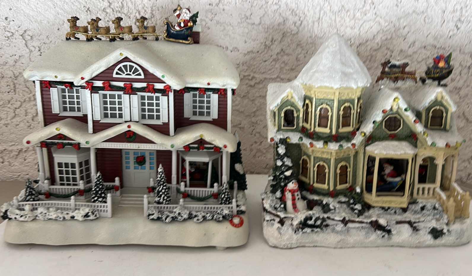 Photo 1 of TWO CHRISTMAS VILLAGE HOUSES/SHOPS H9.5”