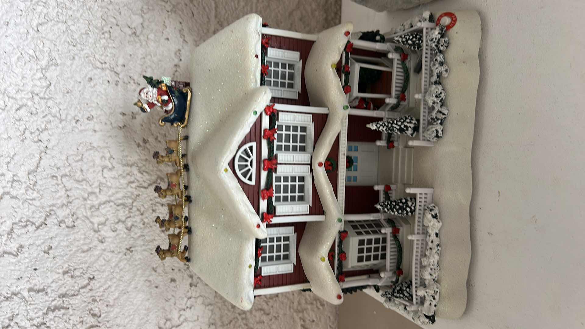 Photo 1 of TWO CHRISTMAS VILLAGE HOUSES/SHOPS H9.5”