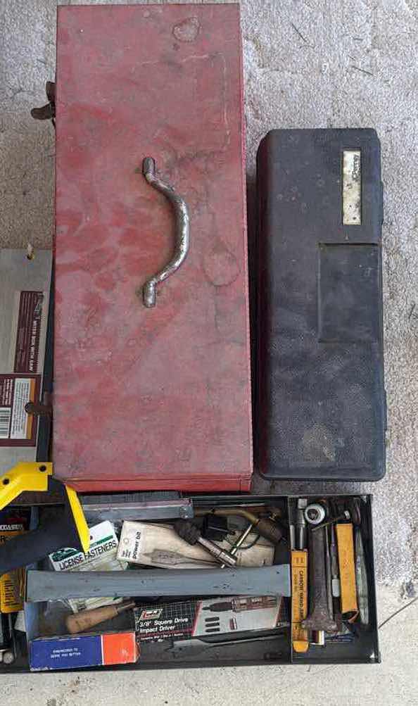 Photo 1 of ASSORTED TOOLS W/TOOLBOX $50