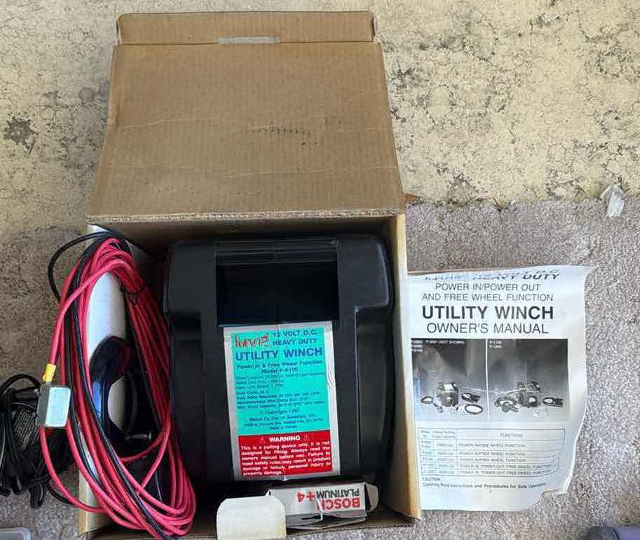 Photo 1 of 12 VOLT DC HEAVY DUTY UTILITY WINCH