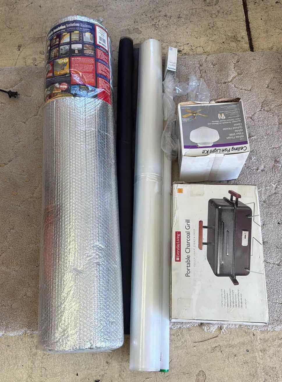 Photo 1 of 5- INSULATION/ WRAP/LIGHTBULBS/ PORTABLE GRILL