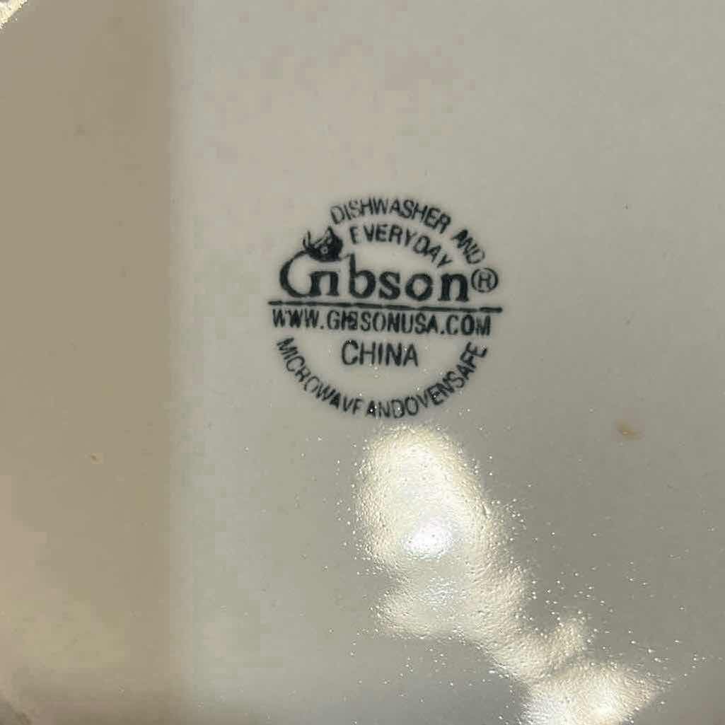 Photo 1 of 6- HAND PAINTED CERAMIC SALAD PLATES BELLA FRUITA RIM BY GIBSON
