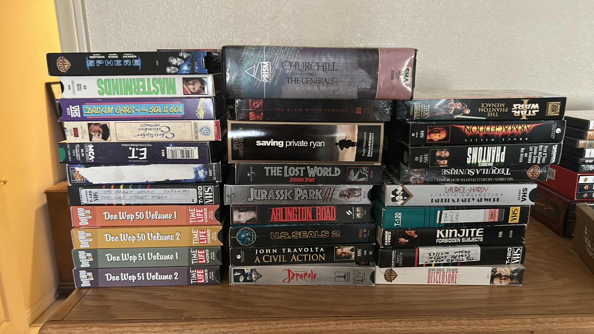 Photo 1 of ASSORTMENT OF VHS TAPES