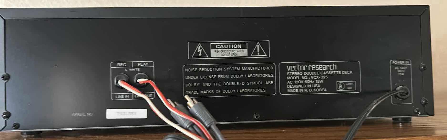 Photo 1 of DOLBY DOUBLE CASSETTE DECK
