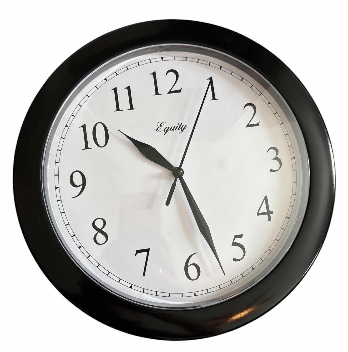 Photo 1 of 2-PCS WALL CLOCK BROWN AND BLACK D18”