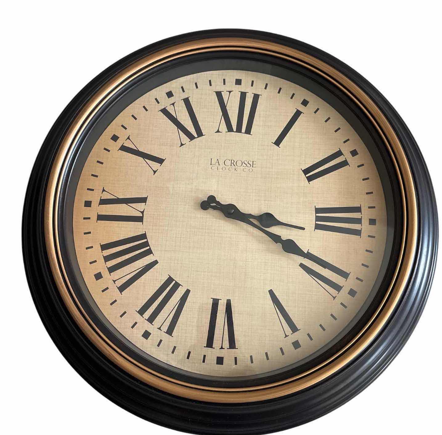 Photo 1 of 2-PCS WALL CLOCK BROWN AND BLACK D18”
