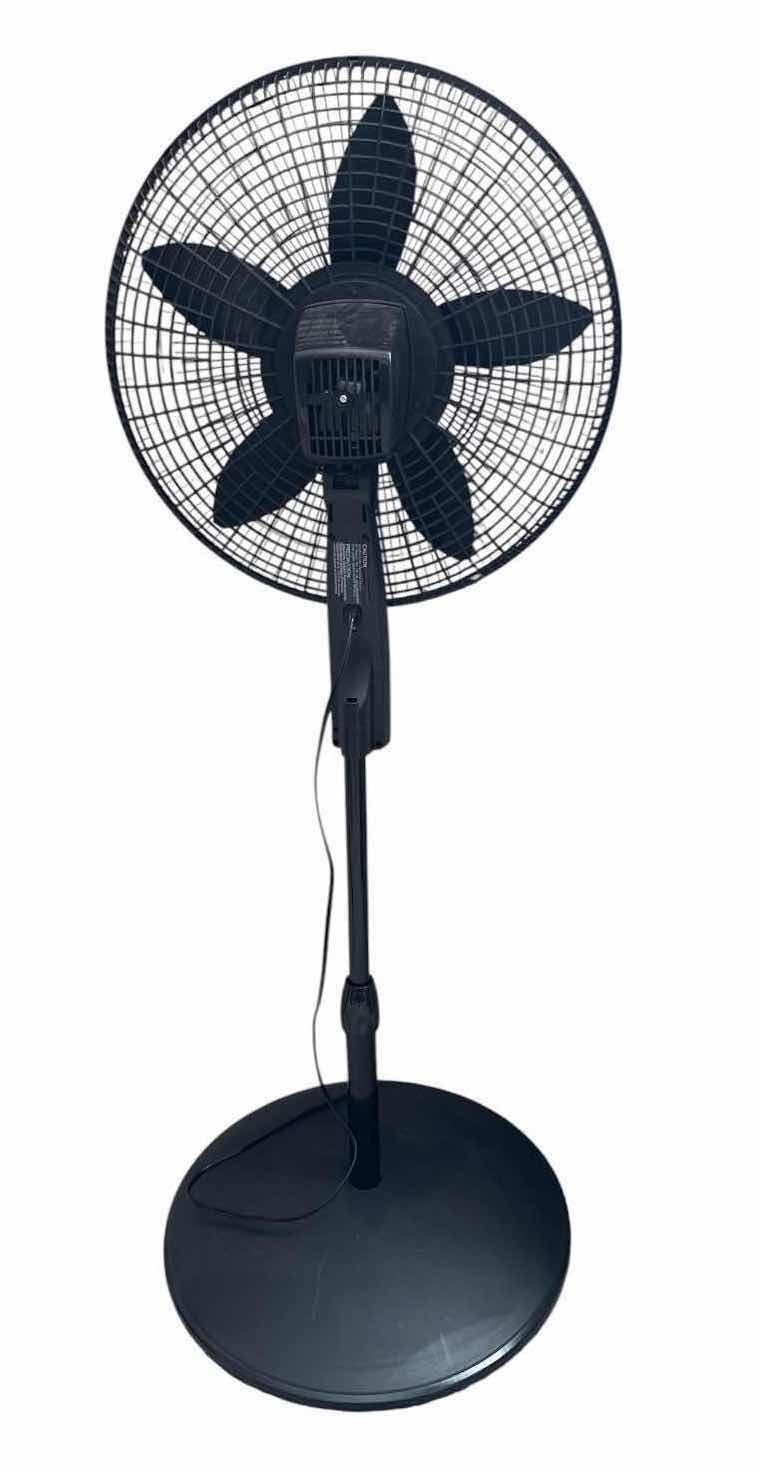 Photo 1 of LASKO ADJUSTABLE PEDESTAL FAN – BLACK
