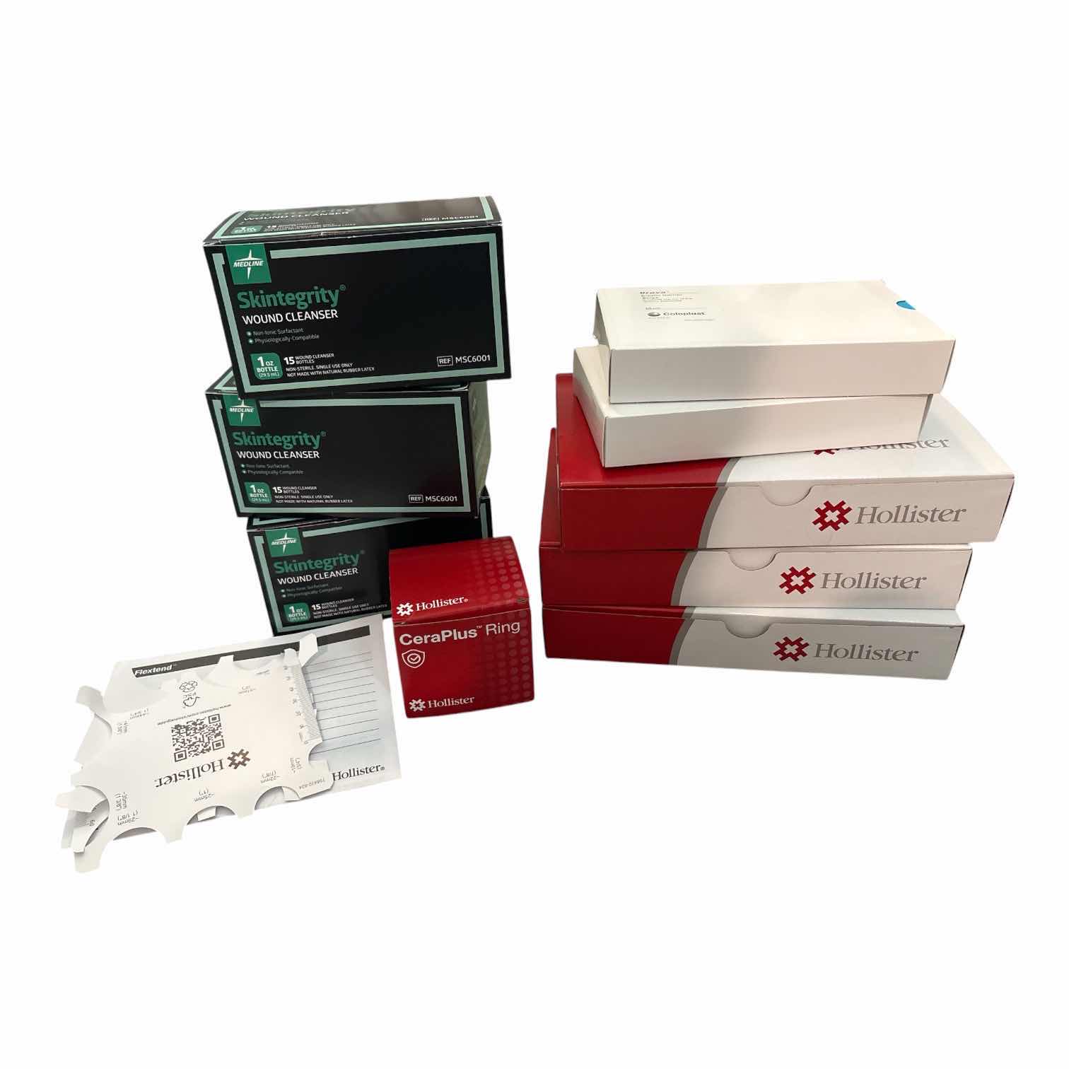 Photo 1 of ASSORTED HOLLISTER, COLOPLAST & MEDLINE OSTOMY AND WOUND CARE SUPPLIES