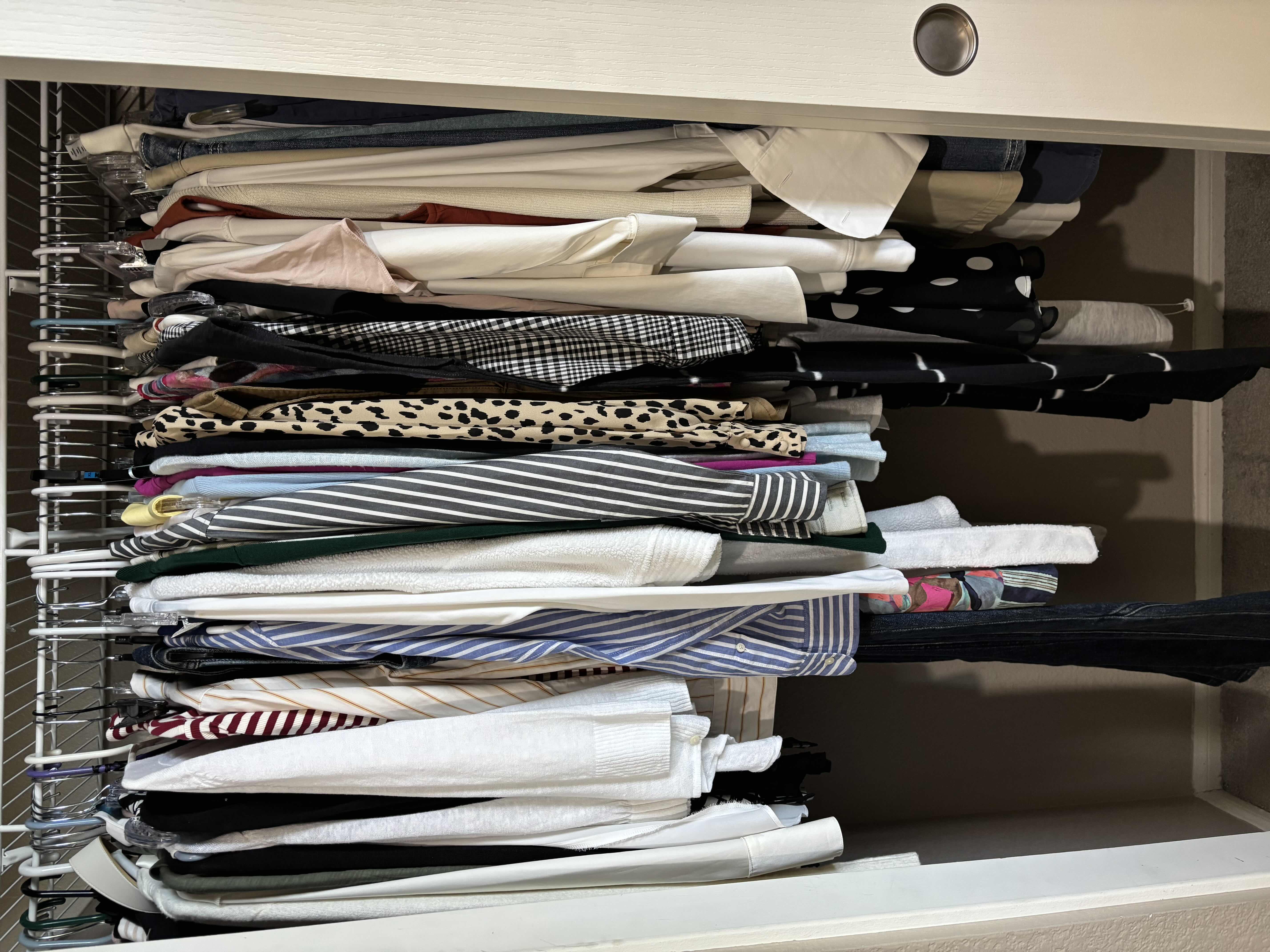 Photo 1 of CONTENTS OF CLOSET: WOMENS CLOTHES, SIZE S-L
