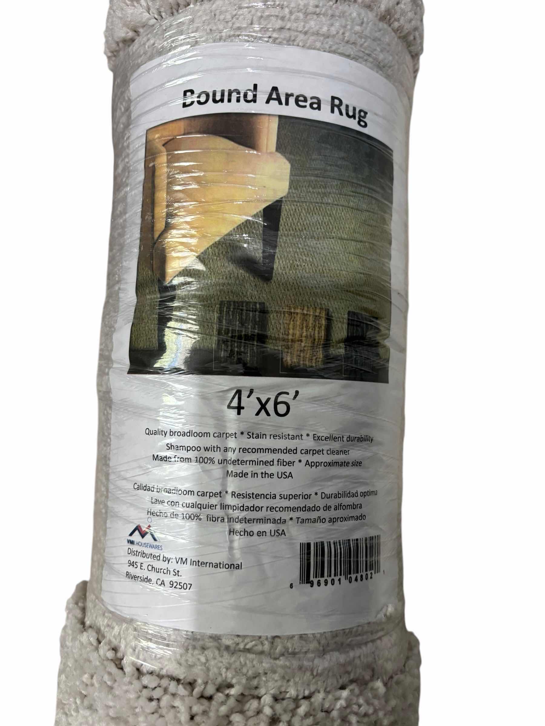 Photo 1 of TWO OFF WHITE RUGS: 4’ X 6’ & 30” X 46”