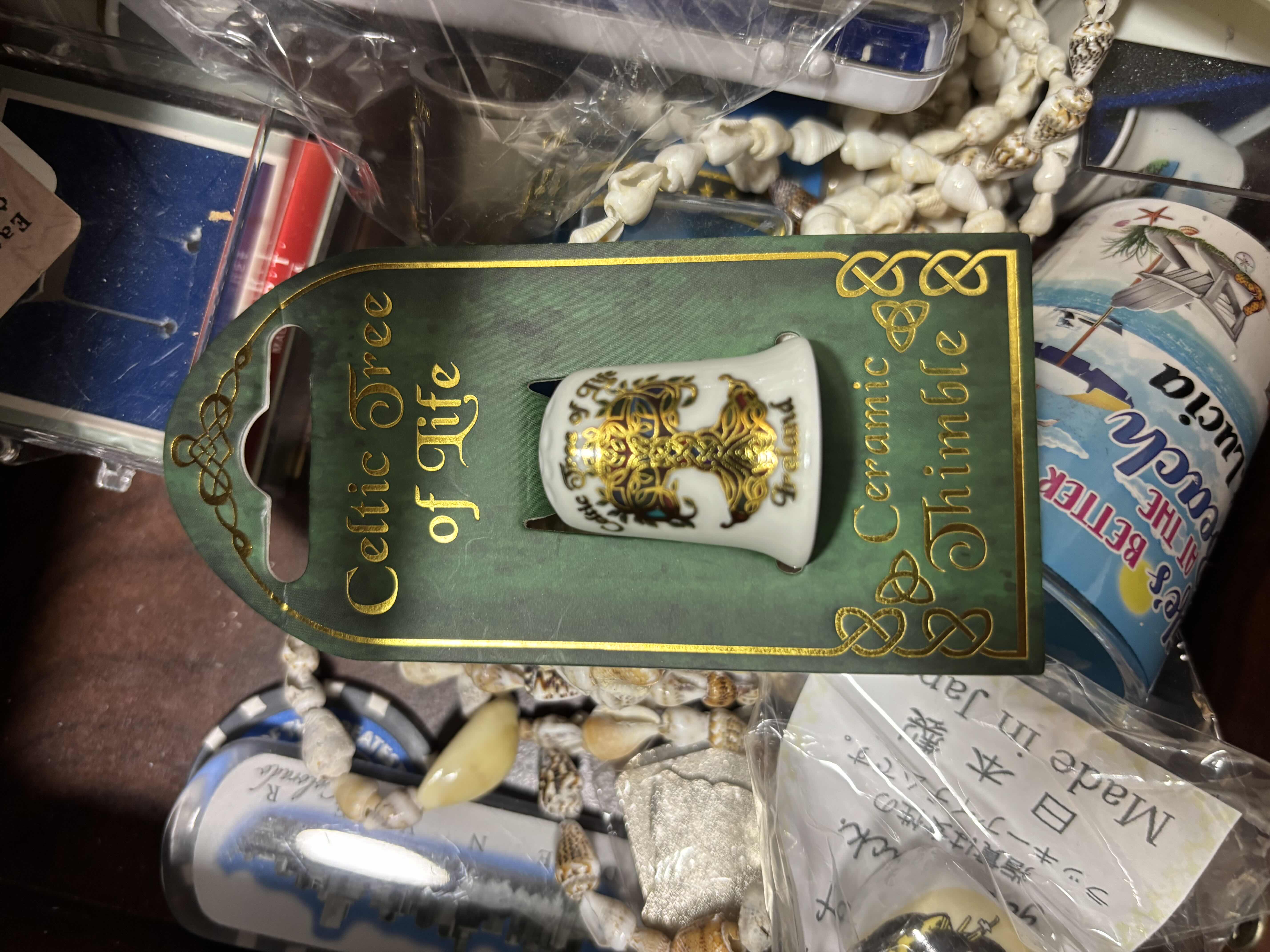 Photo 1 of COLLECTION OF THIMBLES, SPOONS & MORE