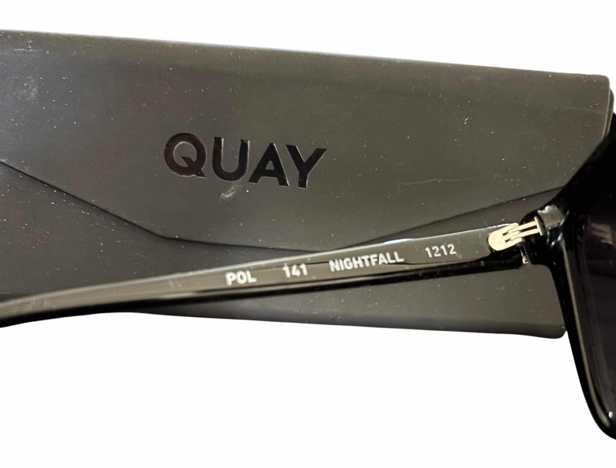 Photo 1 of QUAY AUSTRALIAN SUNGLASSES WITH CASE $85