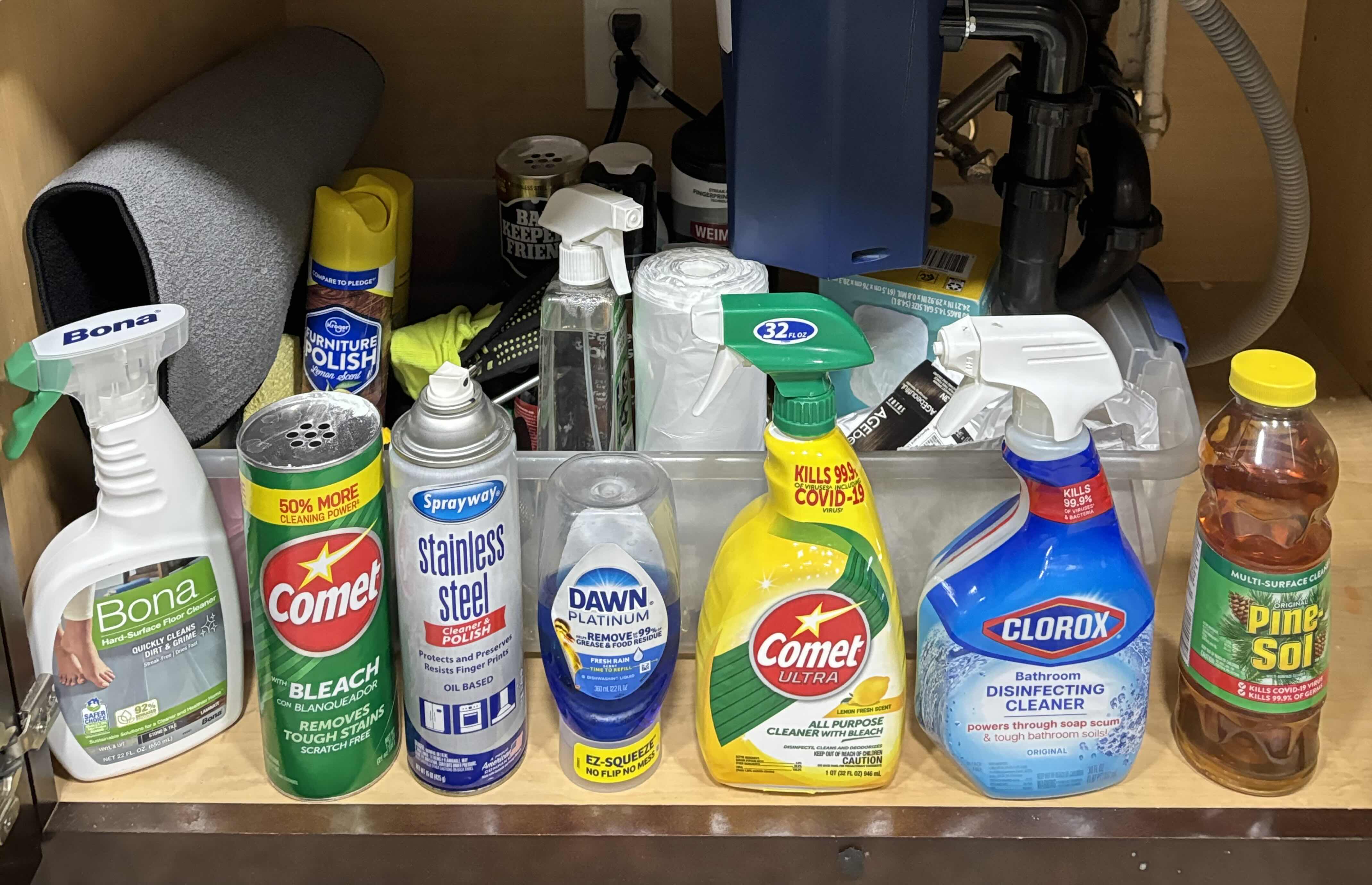 Photo 1 of CONTENTS OF UNDER KITCHEN SINK
