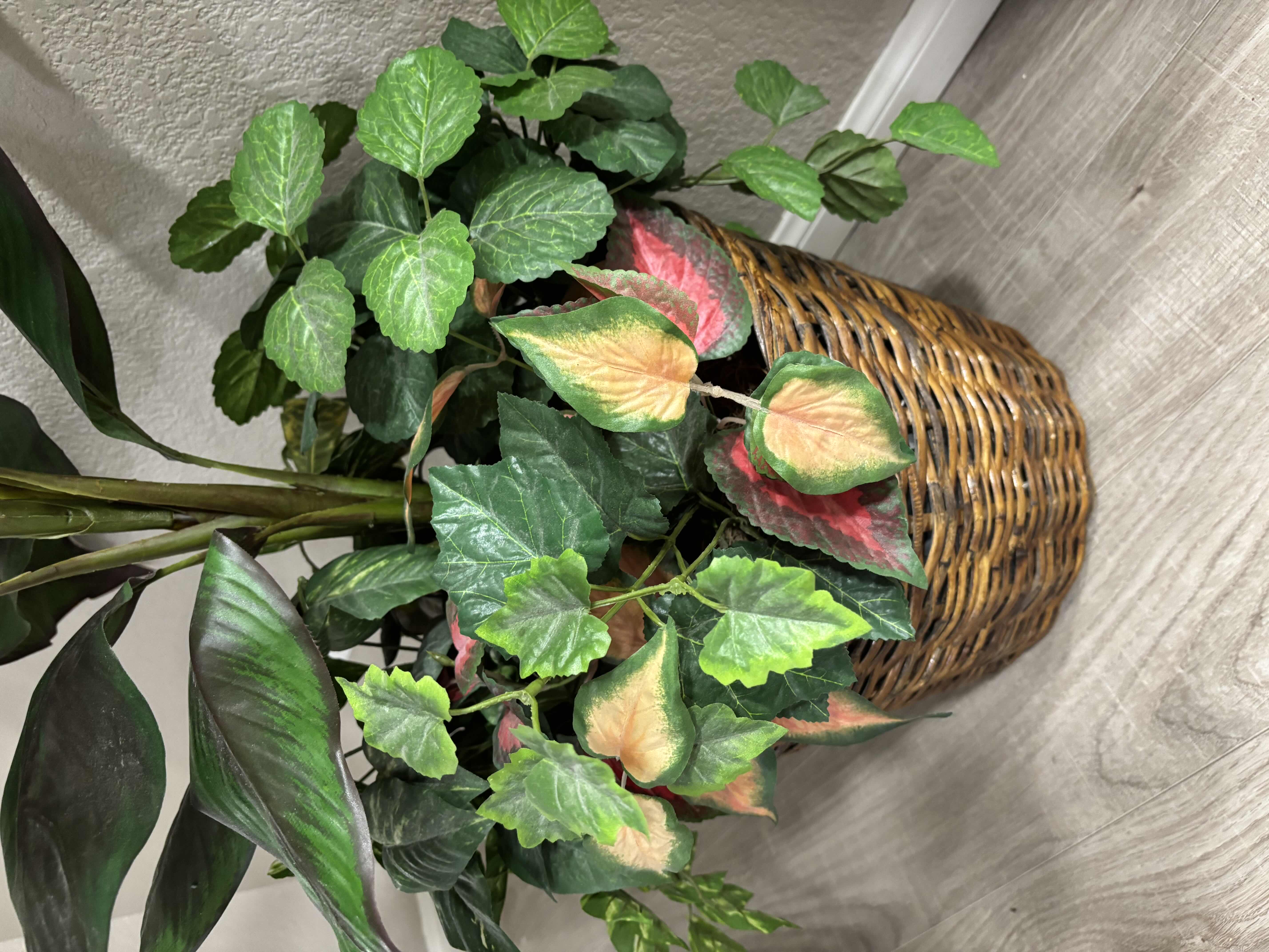 Photo 1 of ARTIFICIAL PLANT IN BASKET H38”