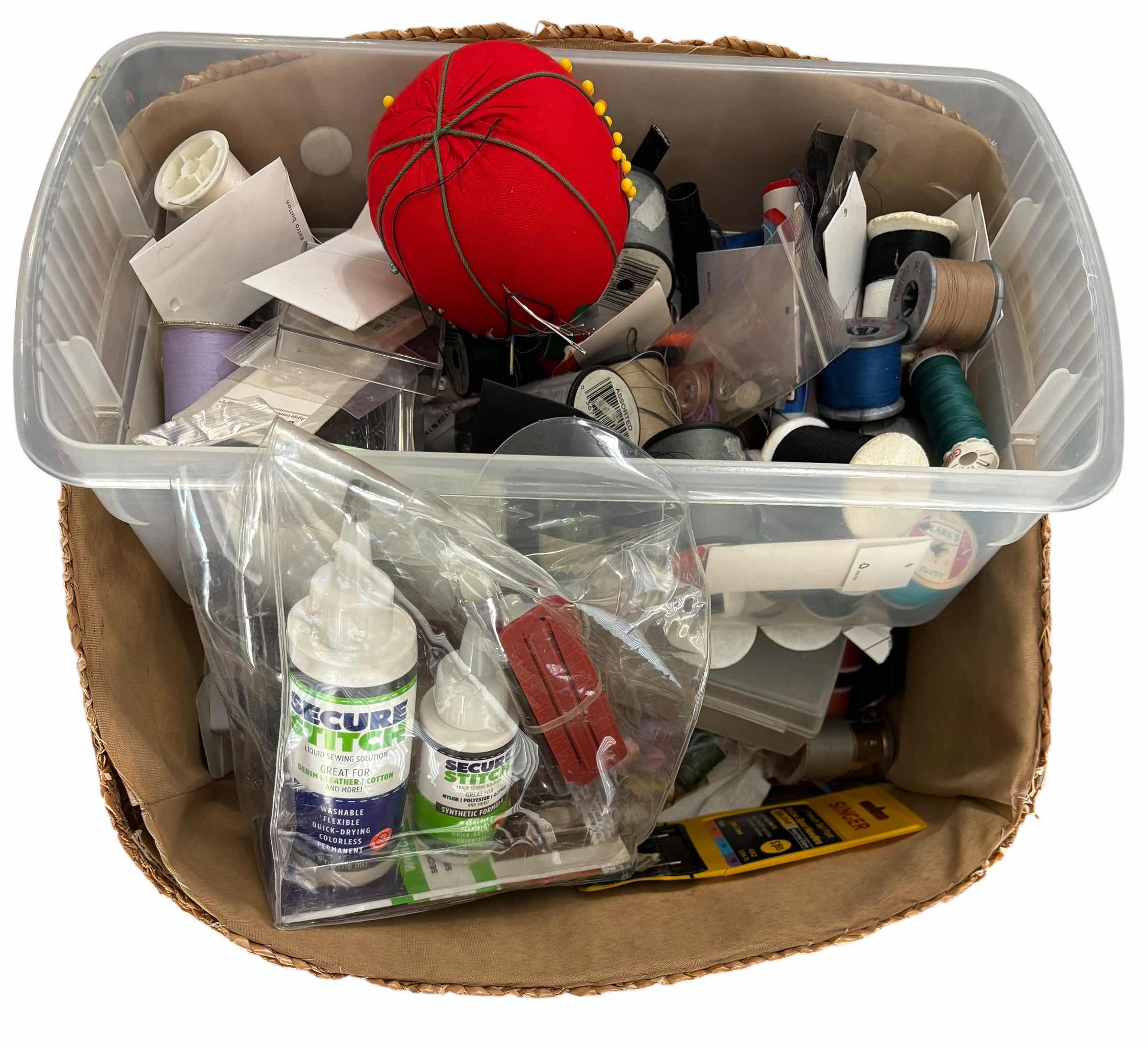 Photo 1 of ROLLING CART WITH SEWING SUPPLIES