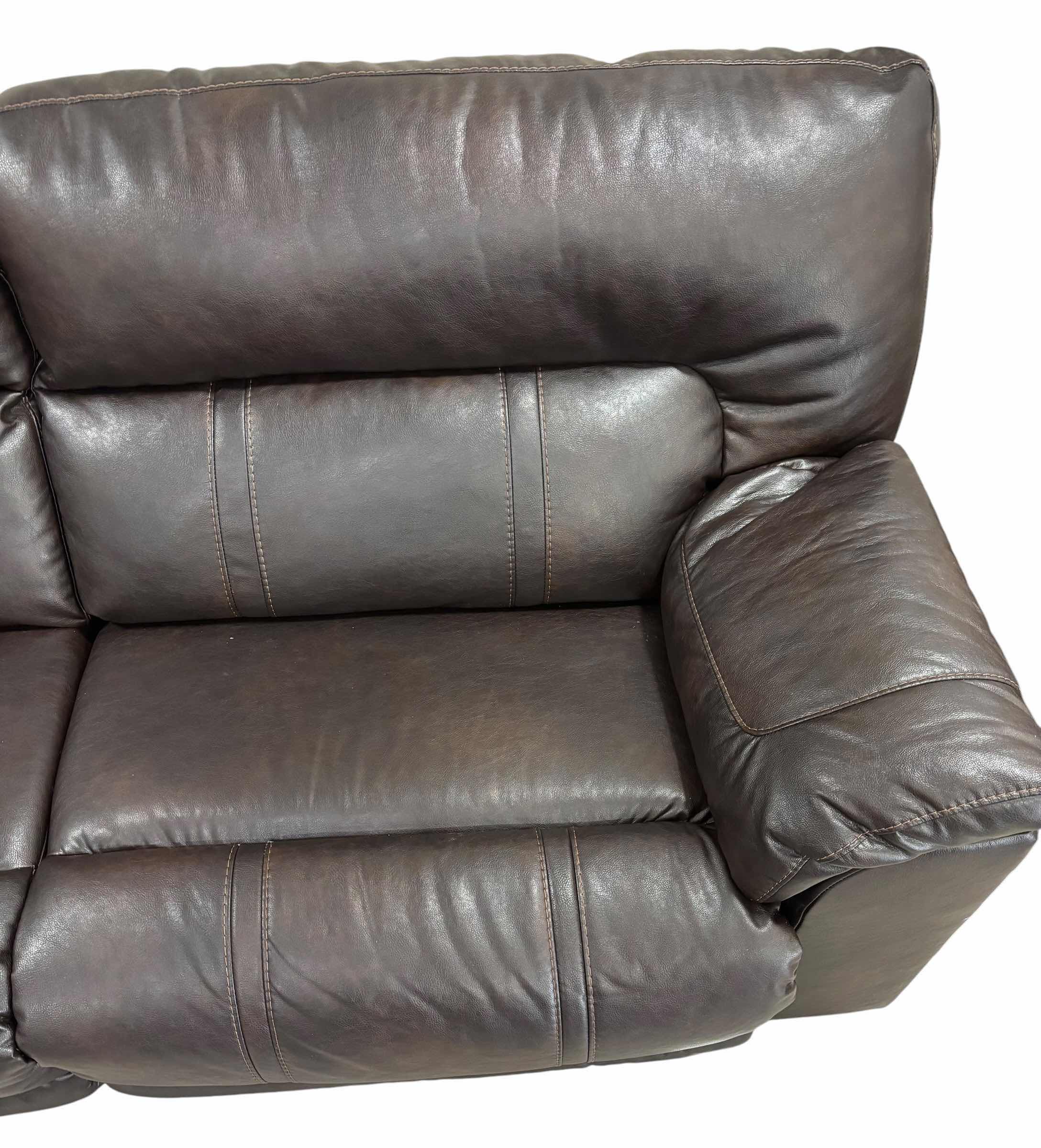 Photo 1 of SIGNATURE DESIGN BY ASHLEY BARRETSVILLE DURABLEND CHOCOLATE COUCH 90”L $2388