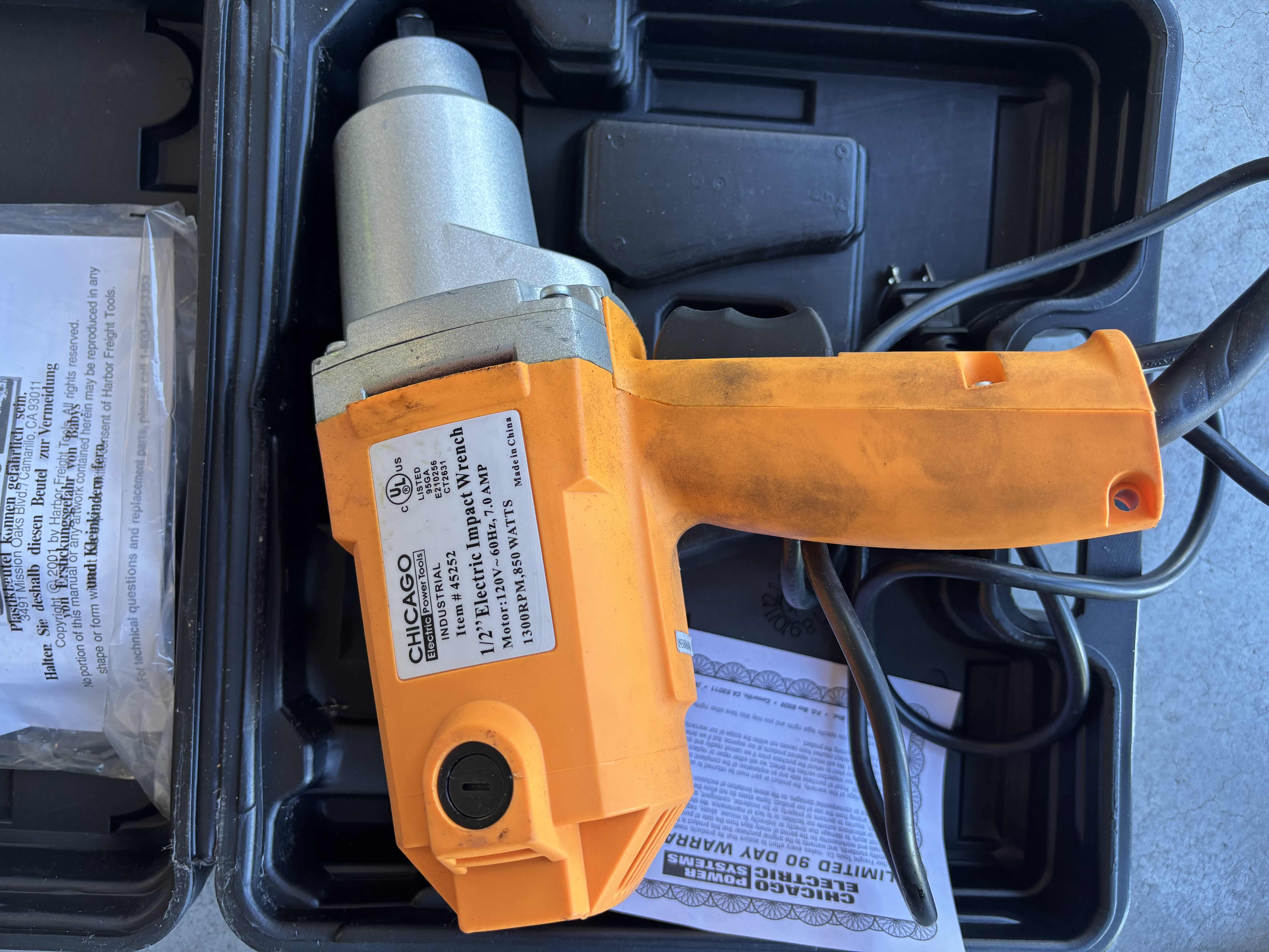 Photo 1 of CHICAGO ELECTRIC PROPANE TORCH & IMPACT WRENCH