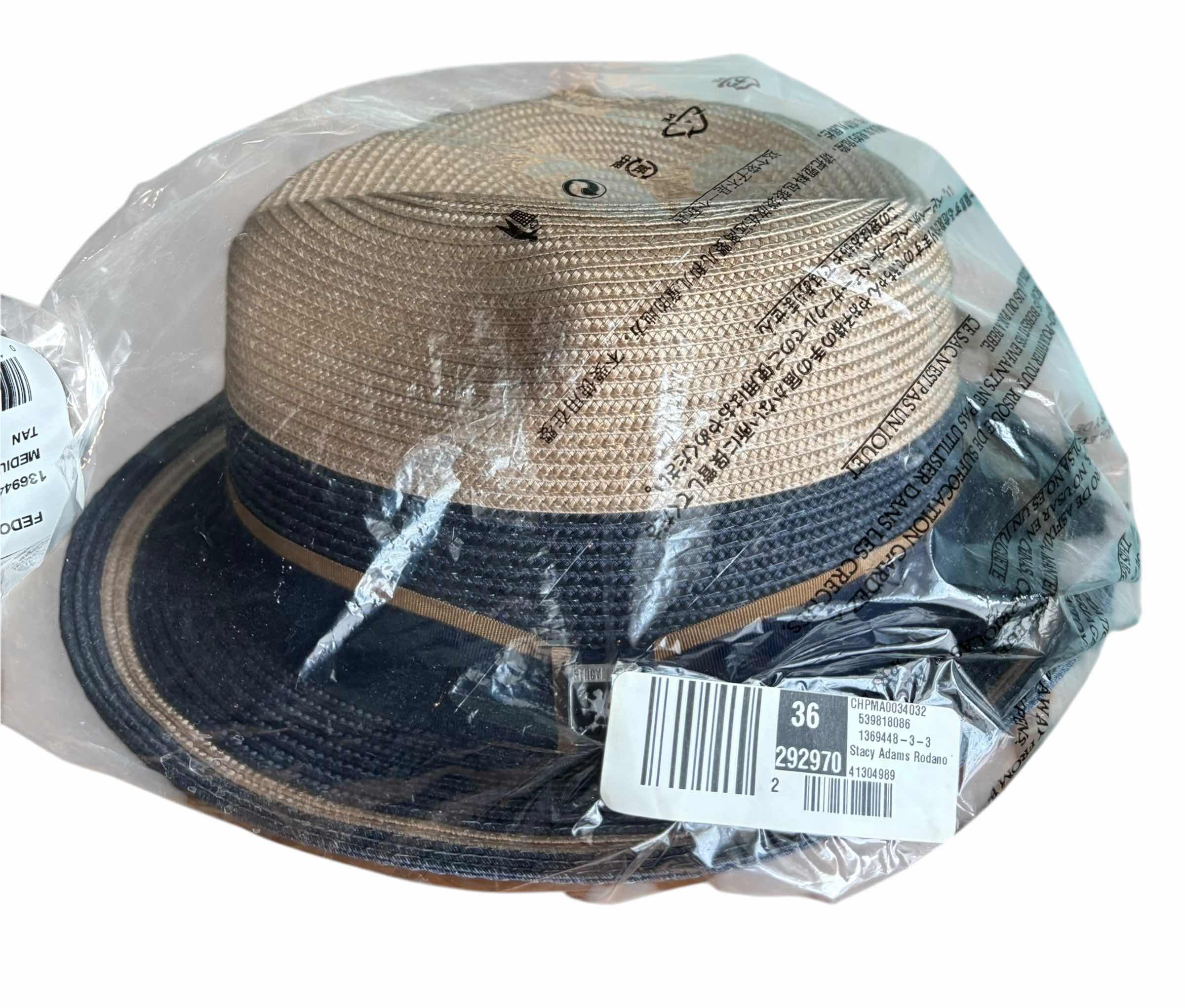 View 4 of NIB STACY ADAMS RODANO FEDORA HAT SIZE MEDIUM $90