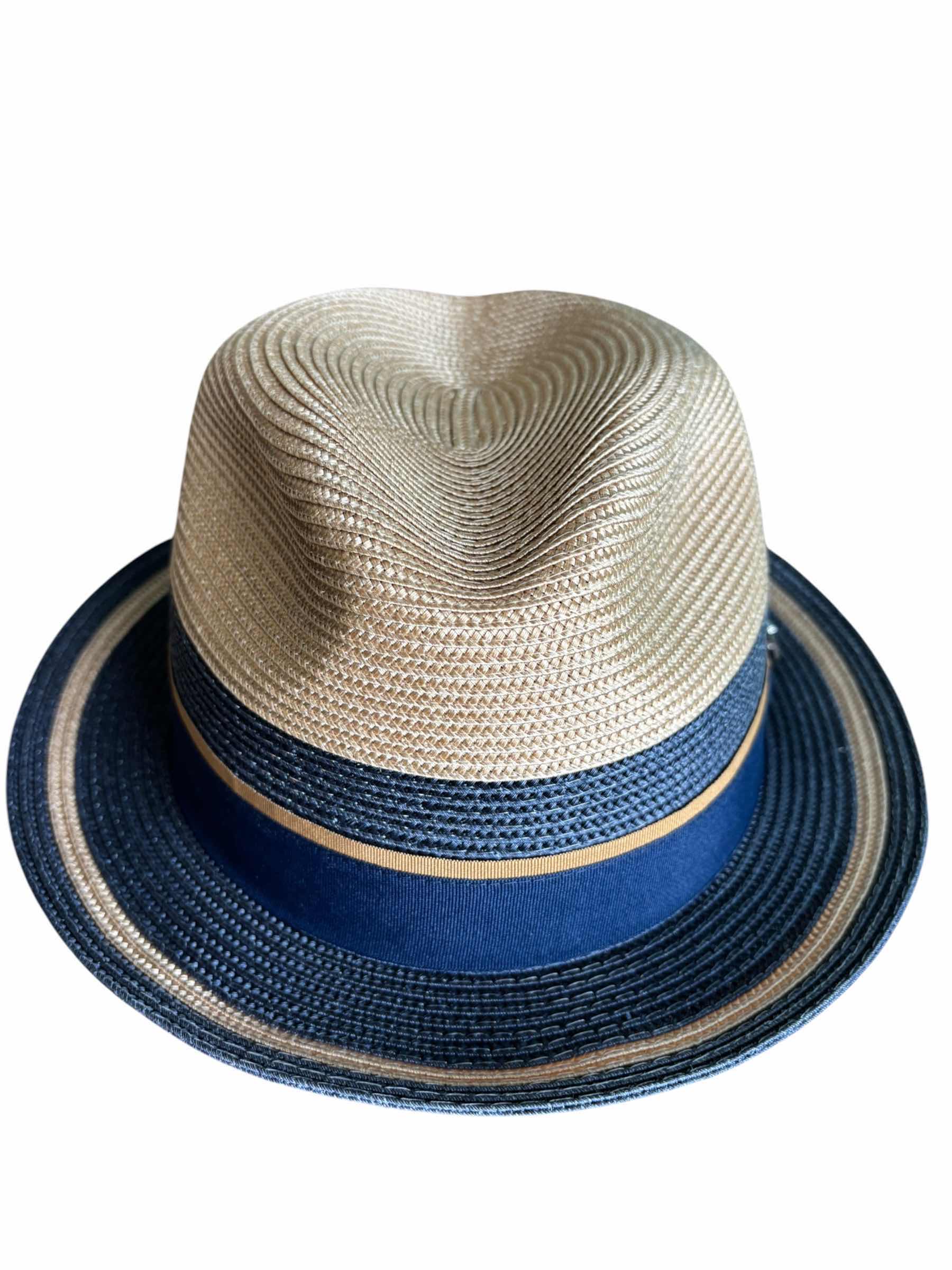 View 1 of NIB STACY ADAMS RODANO FEDORA HAT SIZE MEDIUM $90