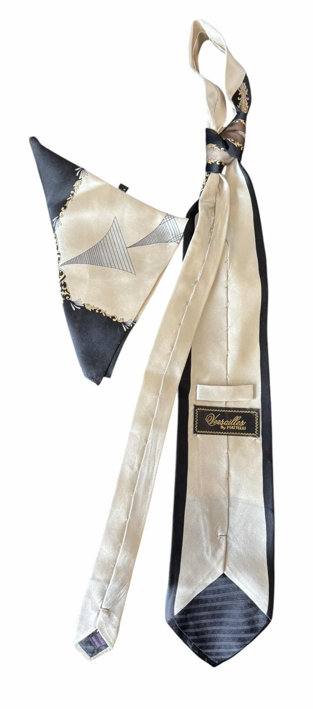 View 2 of MEN’S TIES WITH MATCHING HANDKERCHIEFS