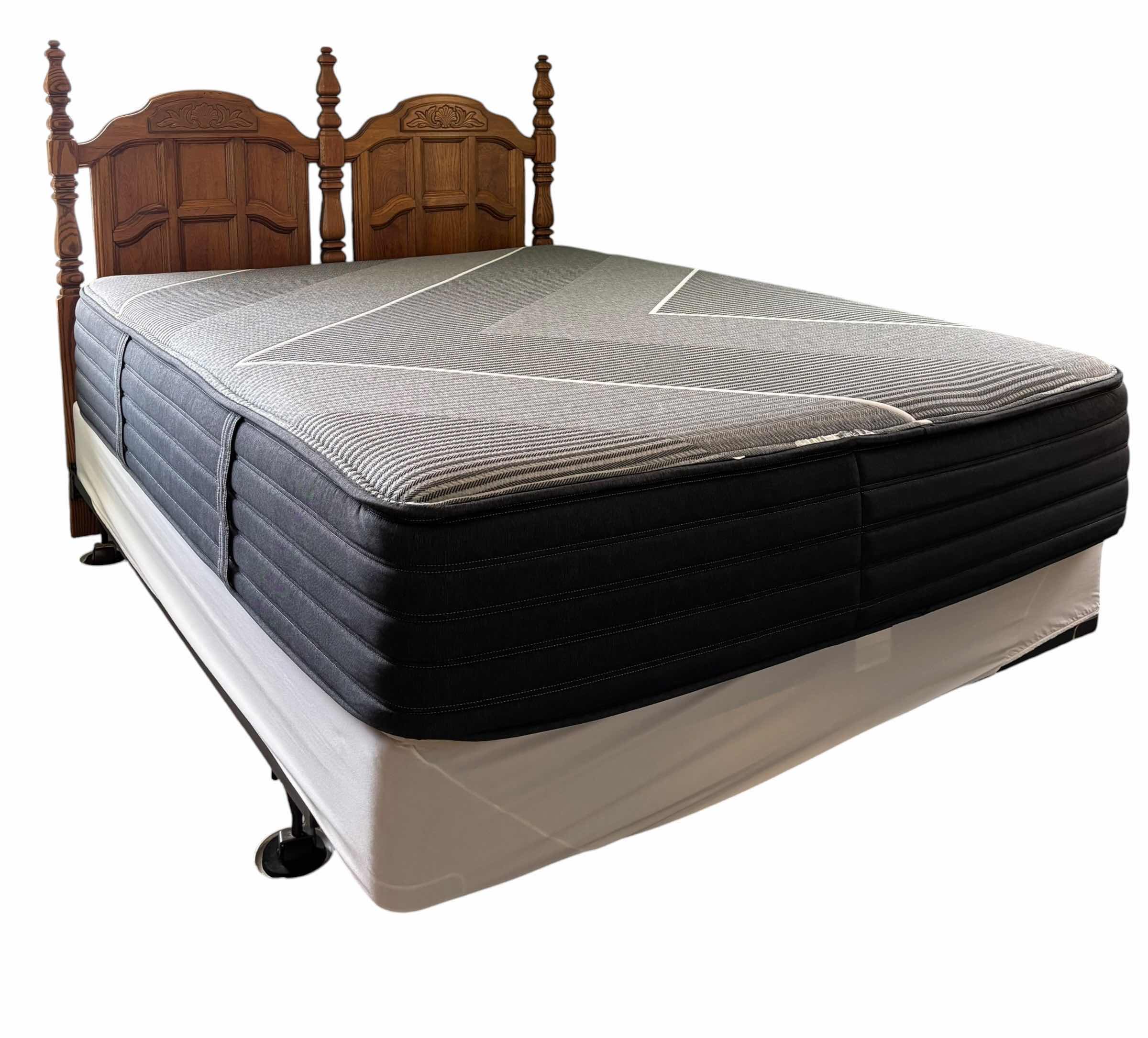 View 1 of QUEEN SIZE BED WITH HEADBOARD