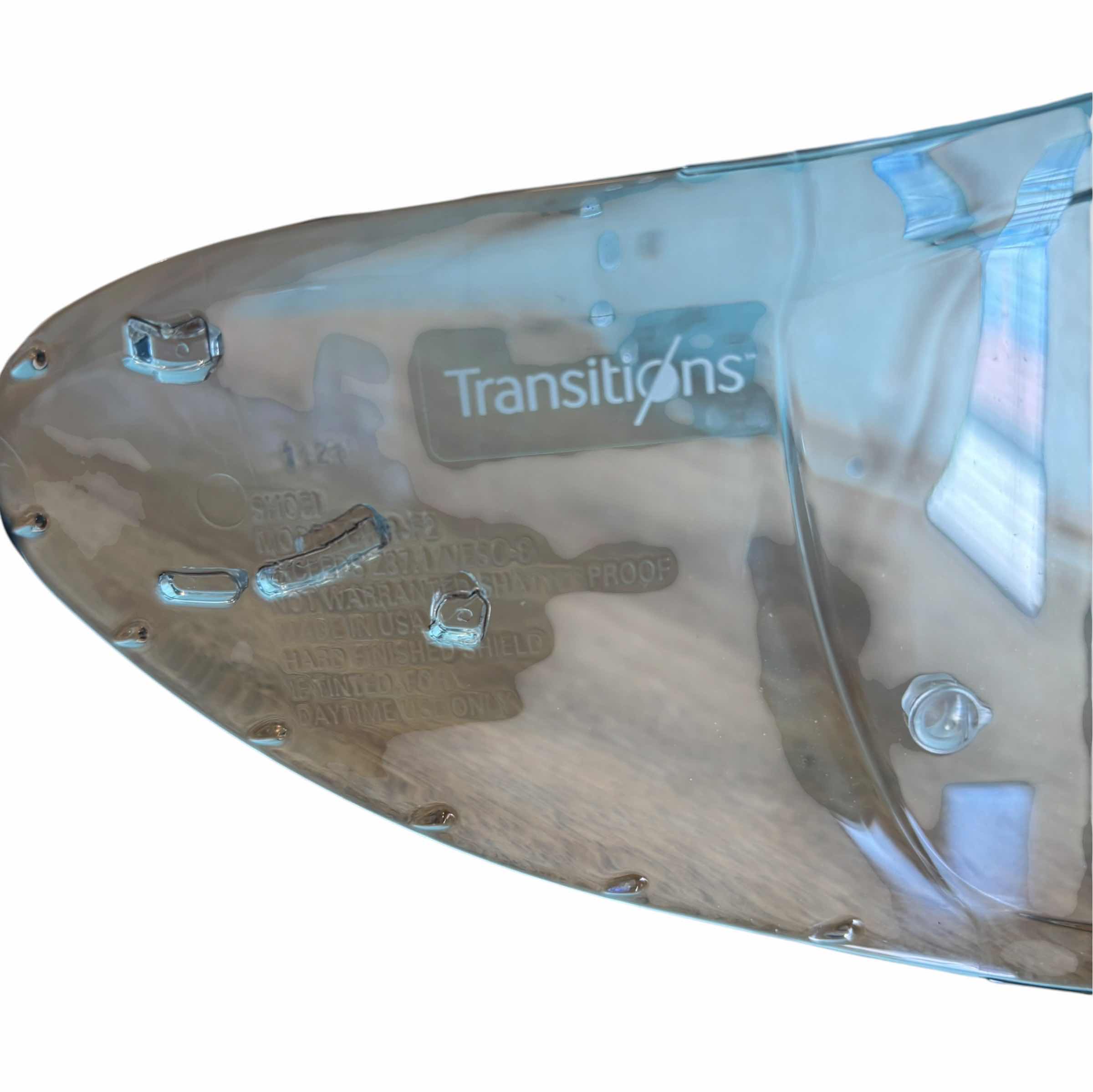 View 2 of CWR-F2 PHOTOCHROMIC MOTORCYCLE HELMET FACE SHIELD WITH TRANSITIONS TECHNOLOGY