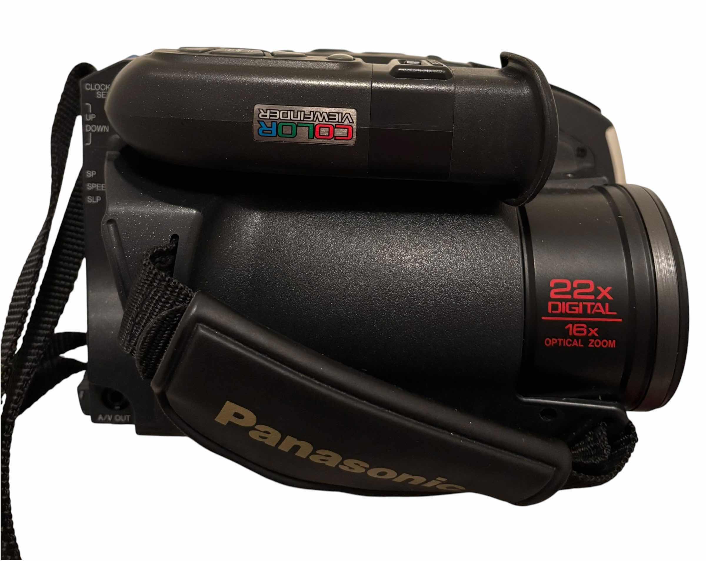 View 3 of VINTAGE PANASONIC CAMCORDER IN CARRYING CASE